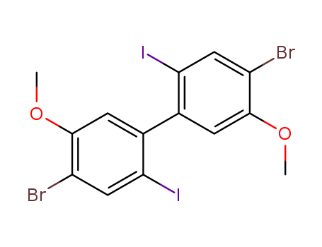 1,1'-Biphenyl, 4,4'-dibromo-2,2'-diiodo-5,5'-dimethoxy-