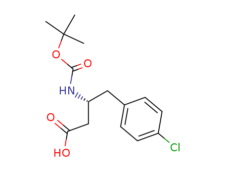 (R)-3-(tert-butoxycarbonylamino)-4-(4-chlorophenyl)butanoic acid