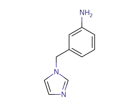 Molecular Structure of 120107-85-9 (3-(1H-IMIDAZOL-1-YLMETHYL)ANILINE)