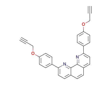 2,9-bis(4-(prop-2-yn-1-yloxy)-phenyl)-1,10-phenanthroline