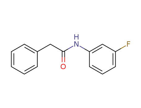 Molecular Structure of 5215-27-0 (Benzeneacetamide, N-(3-fluorophenyl)-)