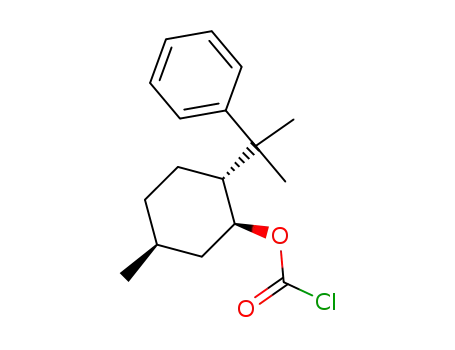 Molecular Structure of 126378-43-6 ((1R,2S,5R)-(-)-8-phenylmenthyl chloroformate)
