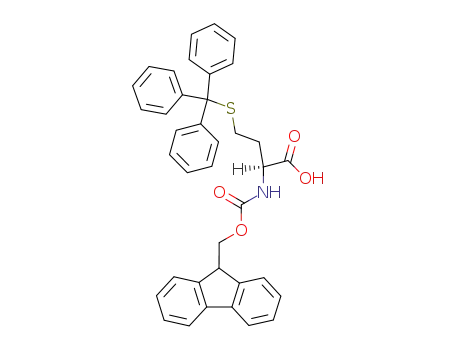 Molecular Structure of 167015-23-8 (FMOC-HOMOCYS(TRT)-OH)