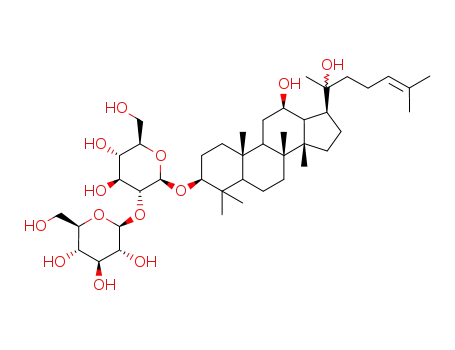 Molecular Structure of 14197-60-5 (Ginsenoside Rg3)