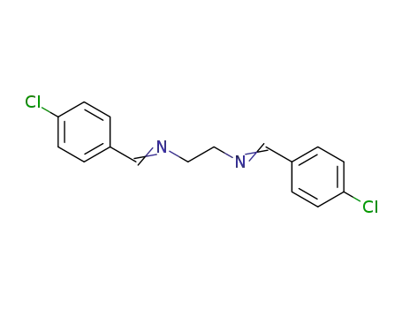 Molecular Structure of 60434-95-9 (BIS(P-CHLOROBENZYLIDENE)-ETHYLENEDIAMINE)