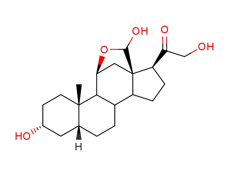 Molecular Structure of 13489-75-3 (tetrahydroaldosterone)