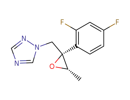 Molecular Structure of 127000-90-2 (1. 1-(((2R, 3S)-2-(2,4-difluorophenyl)-3-methyloxiran-2-yl) methyl)-1H-1,2,4-triazole)