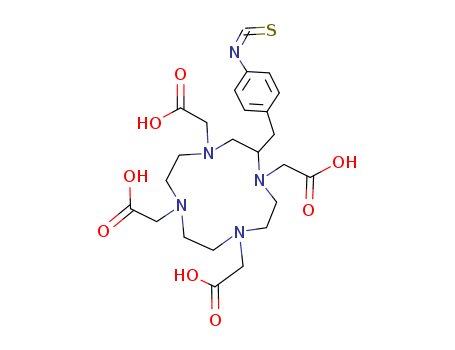 1,4,7,10-Tetraazacyclododecane-1,4,7,10-tetraaceticacid, 2-[(4-isothiocyanatophenyl)methyl]-(127985-74-4)