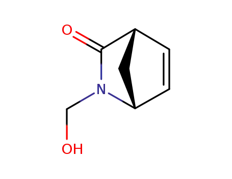 Molecular Structure of 157810-21-4 ((1R,4S)-N-hydroxymethyl-2-azabicyclo<2.2.1>hept-5-en-3-one)