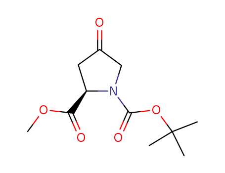 1-tert-butyl 2-methyl 4-oxopyrrolidine-1,2-dicarboxylate