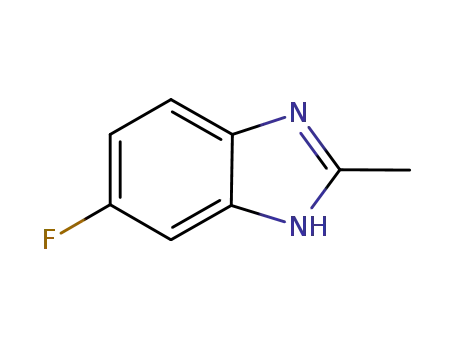 Molecular Structure of 118469-15-1 (5-FLUORO-2-METHYLBENZIMIDAZOLE)