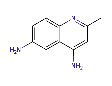 Molecular Structure of 5443-31-2 (4,6-DIAMINO-2-METHYL-QUINOLINE)