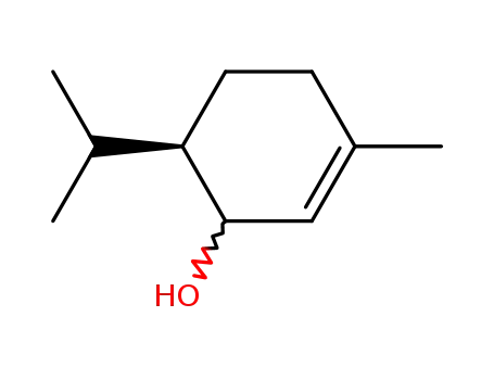 Molecular Structure of 16721-38-3 (cis-6-(isopropyl)-3-methylcyclohex-2-en-1-ol)