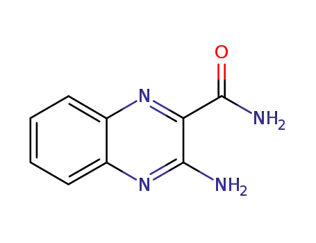 Molecular Structure of 67568-30-3 (3-Aminoquinoxaline-2-carboxamide)