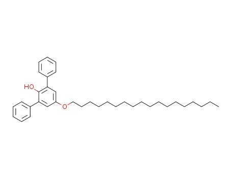 Molecular Structure of 63671-76-1 (5'-(octadecyloxy)-m-terphenyl-2'-ol)