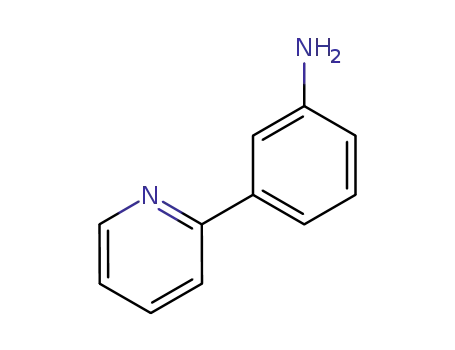 Molecular Structure of 15889-32-4 (2-(3-AMINOPHENYL)PYRIDINE)