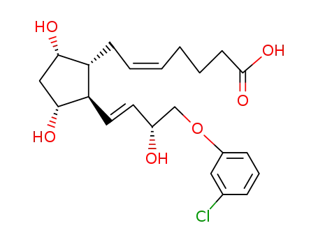 Molecular Structure of 54276-21-0 ((+)-Cloprostenol)