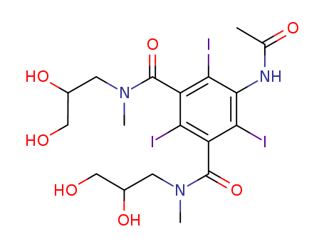 5-acetamido-1-N,3-N-bis(2,3-dihydroxypropyl)-2,4,6-triiodo-1-N,3-N-dimethylbenzene-1,3-dicarboxamide