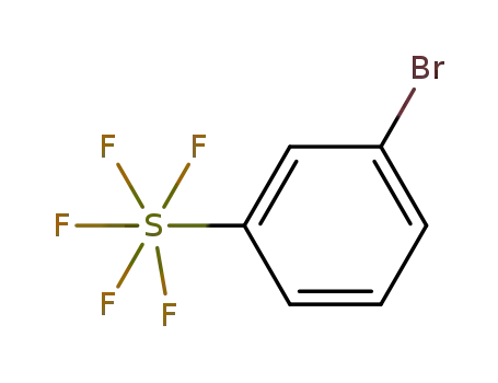 Molecular Structure of 672-30-0 (1-BROMO-3-(PENTAFLUOROSULFANYL)BENZENE)