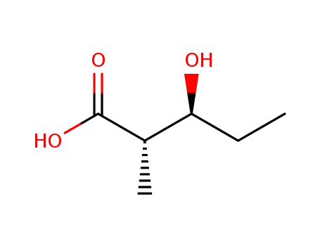 Molecular Structure of 28892-73-1 (3-Hydroxy-2-methylvaleric acid)