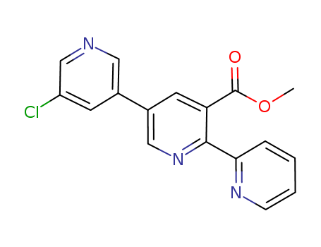 [2,2':5',3''-Terpyridine]-3'-carboxylic acid, 5''-chloro-, methyl ester