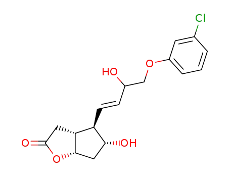 (3aR,4R,5R,6aS)-4-[(E)-4-(3-Chloro-phenoxy)-3-hydroxy-but-1-enyl]-5-hydroxy-hexahydro-cyclopenta[b]furan-2-one