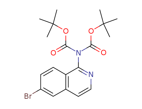 IMIDODICARBONIC ACID,2-(6-BROMO-1-ISOQUINOLINYL)-,1,3-BIS(1,1-DIMETHYLETHYL) ESTER