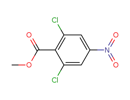 Molecular Structure of 232275-50-2 (Methyl 2,6-dichloro-4-nitrobenzoate)
