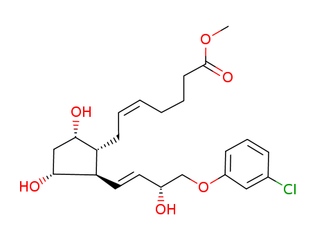 (Z)-7-[2β-[(1E,3R)-3-Hydroxy-4-(3-chlorophenoxy)-1-butenyl]-3α,5α-dihydroxycyclopentane-1α-yl]-5-heptenoic acid methyl ester