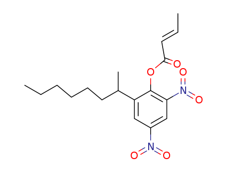 2-Butenoic acid,2-(1-methylheptyl)-4,6-dinitrophenyl ester, (2E)-                                                                                                                                       