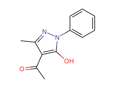 Ethanone, 1-(5-hydroxy-3-methyl-1-phenyl-1H-pyrazol-4-yl)-