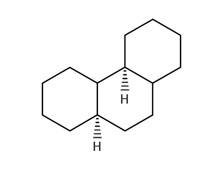 Molecular Structure of 2108-89-6 (Phenanthrene,tetradecahydro-, (4aR,4bR,8aS,10aS)-rel-)