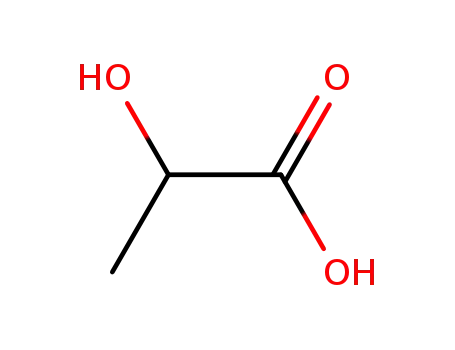 Molecular Structure of 50-21-5 (Lactic acid)