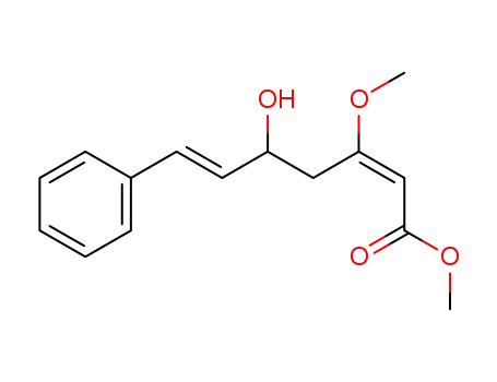 (2E,6E)-5-hydroxy-3-methoxy-7-phenyl-2,6-heptadienoic acid methyl ester