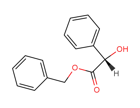 Molecular Structure of 62173-99-3 (L-(+)-MANDELIC ACID BENZYL ESTER)