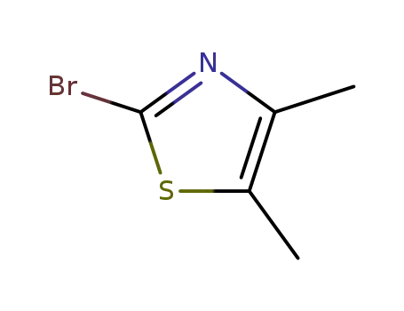 Molecular Structure of 29947-24-8 (2-Bromo-4,5-dimethyl-1,3-thiazole)
