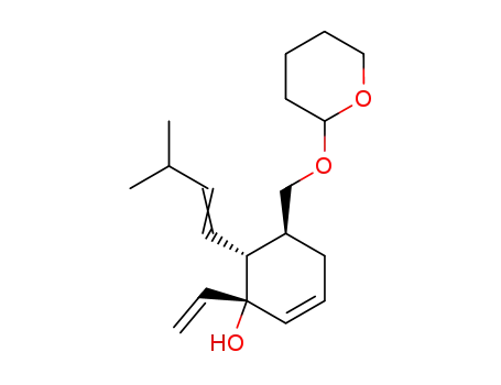 (1S,5S,6R)-6-((E)-3-Methyl-but-1-enyl)-5-(tetrahydro-pyran-2-yloxymethyl)-1-vinyl-cyclohex-2-enol