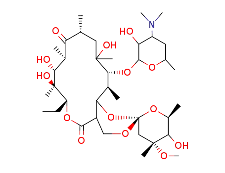 Molecular Structure of 41451-91-6 (Erythromycin EDiscontinued)