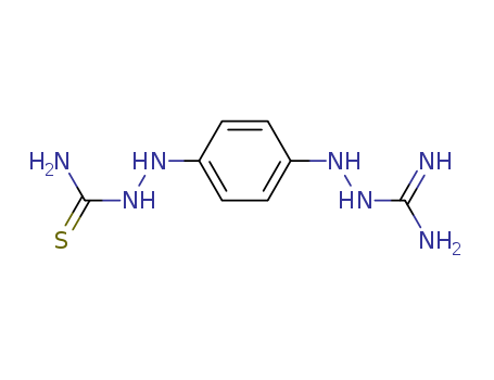 61566-17-4,dihydroambazone,Hydrazinecarbothioamide,2-[4-[2-(aminoiminomethyl)hydrazino]phenyl]- (9CI); Semicarbazide,1-[p-(2-amidinohydrazino)phenyl]-3-thio- (5CI); Dihydroambazone