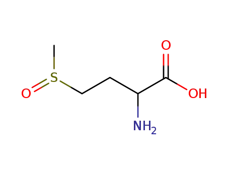 Molecular Structure of 454-41-1 (DL-METHIONINE SULFOXIDE)