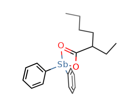 Hexanoic acid,2-ethyl-, diphenylstibino ester