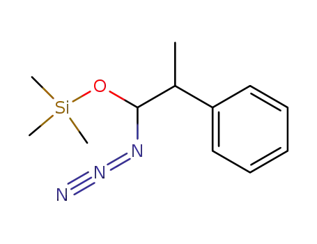 Molecular Structure of 65501-08-8 (Silane, (1-azido-2-phenylpropoxy)trimethyl-)