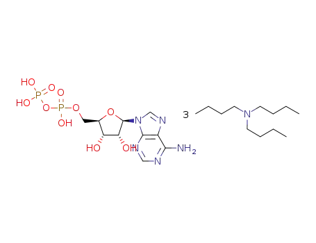 Molecular Structure of 73763-39-0 (tris(tributylammonio)-ADP)