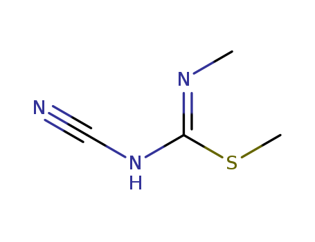 S-methyl N-cyano-N'-methylcarbamimido-thioate