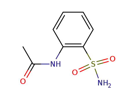 Molecular Structure of 69943-39-1 (Acetamide, N-[2-(aminosulfonyl)phenyl]-)