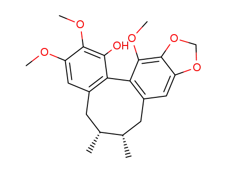 Molecular Structure of 82467-50-3 (R(+)-Gomisin M1)