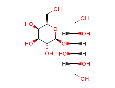 Molecular Structure of 79355-25-2 (O-β-D-galactopyranosyl-(1->3)-D-galactitol)