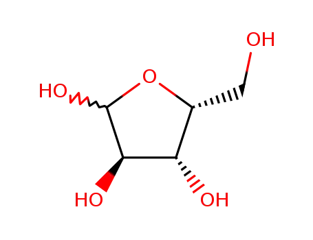 Molecular Structure of 37388-49-1 (alpha-D-Arabinofuranose (9CI))