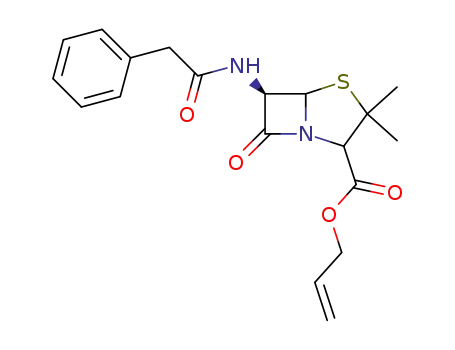 Molecular Structure of 80127-23-7 (penicillin G allyl ester)