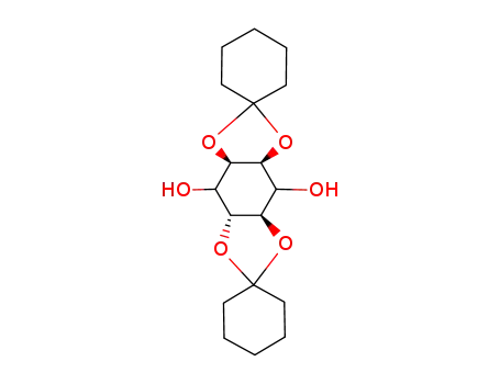 Molecular Structure of 55123-26-7 (1,2:4,5-DI-O-CYCLOHEXYLIDENE-MYO-INOSITOL)